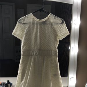 Simple off white dress
